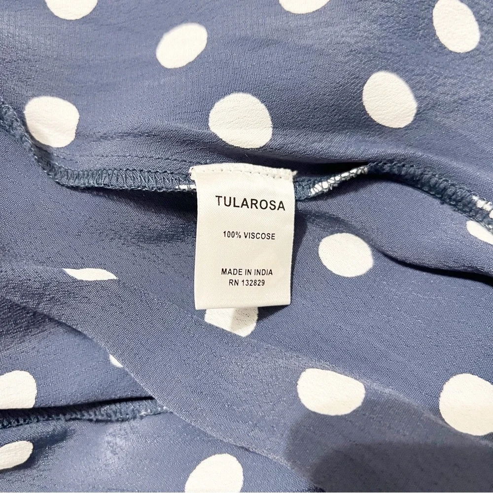 Tularosa Blue Polka Dot Maxi Dress - Picture 4 of 5